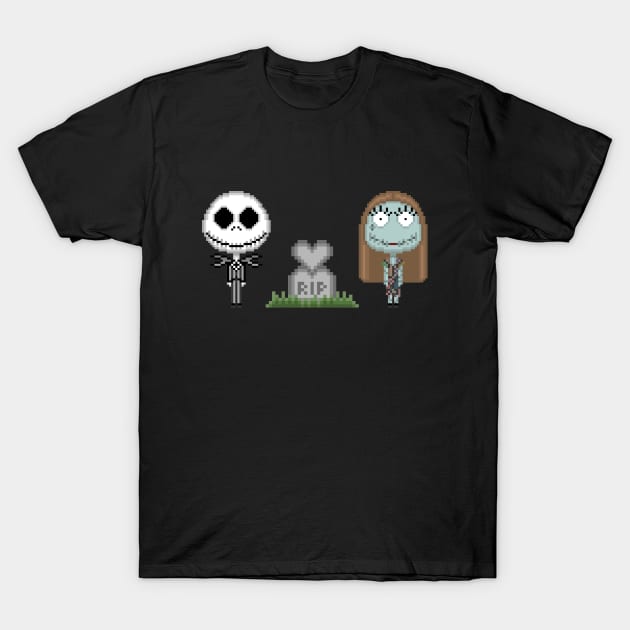 Jack Skellington & Sally T-Shirt by TheBanannaTheory